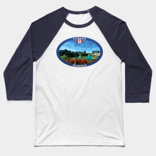 Markham Canada Travel Baseball T-Shirt